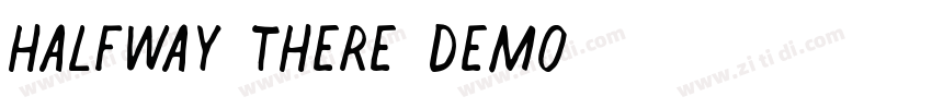 Halfway There DEMO字体转换